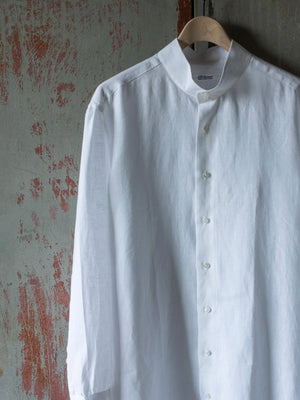 TOKIARI 'TOBARI' DOUBLE BUTTON COLLAR GATHERED SHIRT