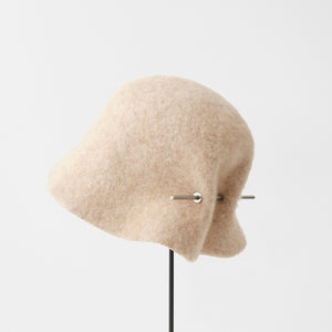 mature ha bell hat stainless steel stick camel natural