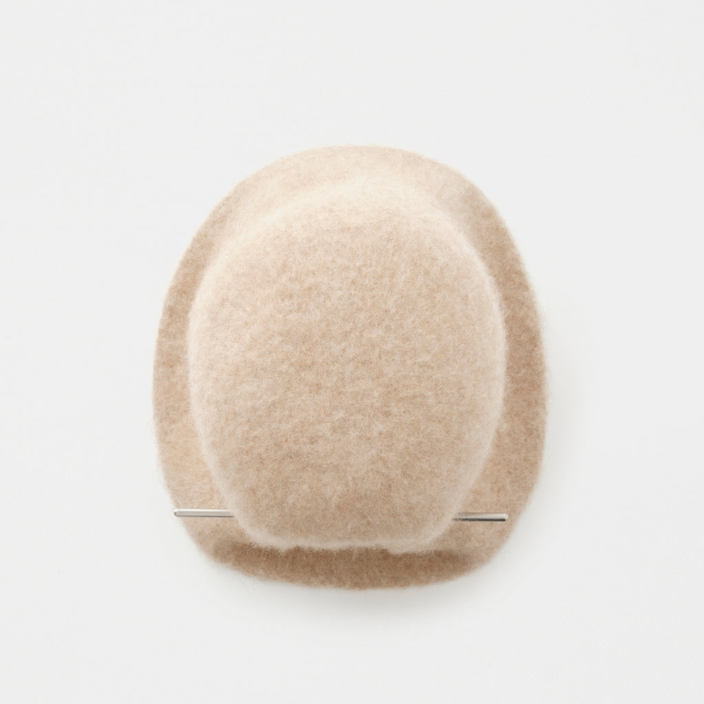 mature ha bell hat stainless steel stick camel natural