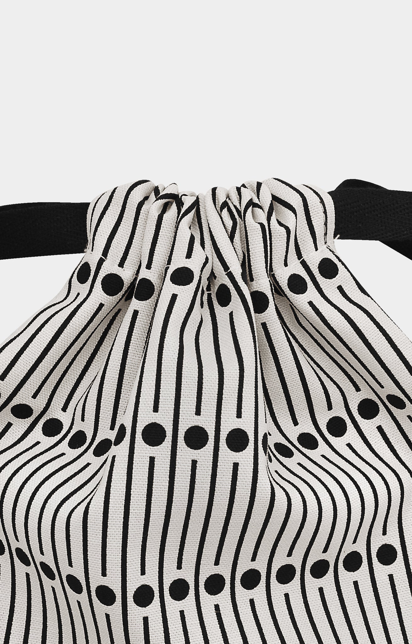 KITTY BUNNY PONY Miller Black String Pouch