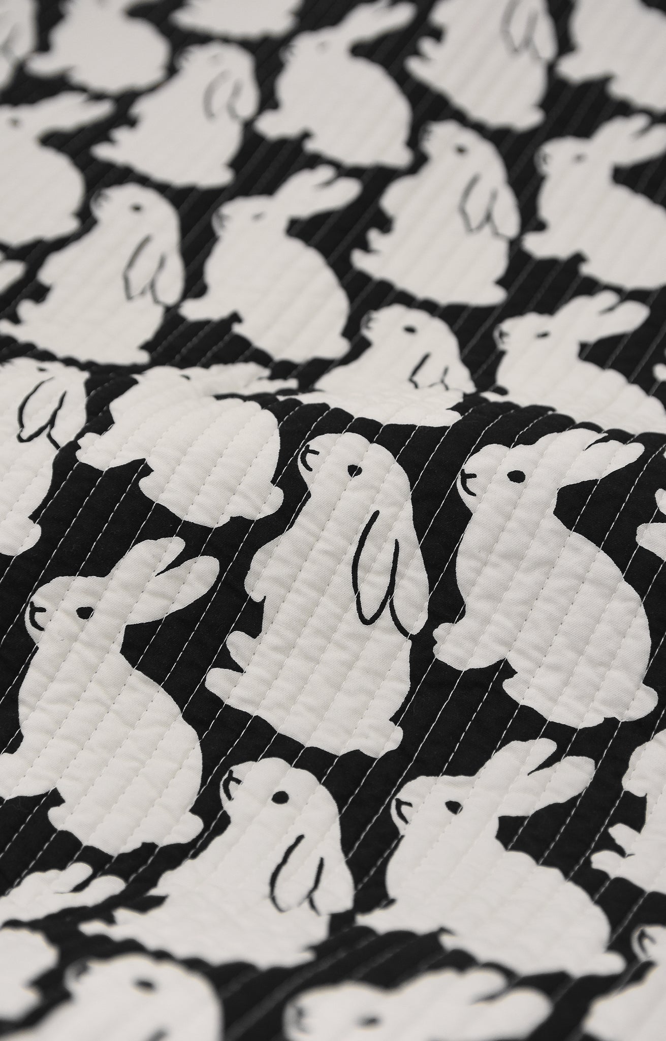 KITTY BUNNY PONY Quilting Little Black Bunnies Pouch