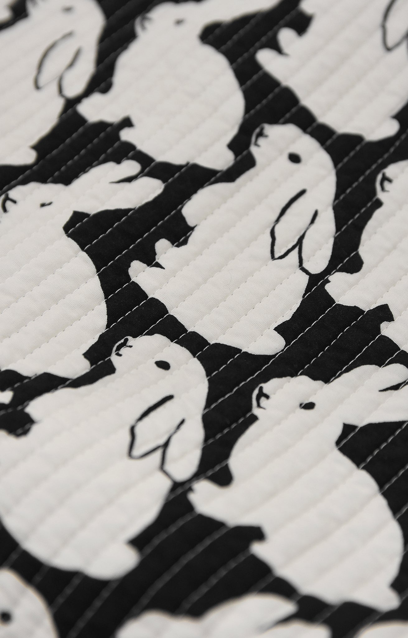 KITTY BUNNY PONY Quilting Little Black Bunnies Pouch