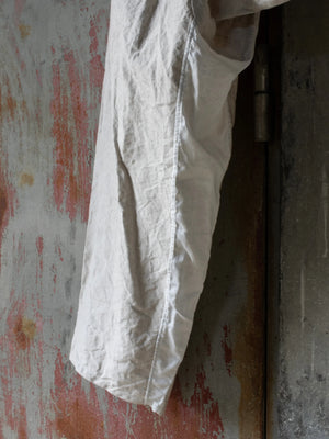 TOKIARI 'JAN' THREE-TUCK CIRCULAR CROTCH WIDE PANTS