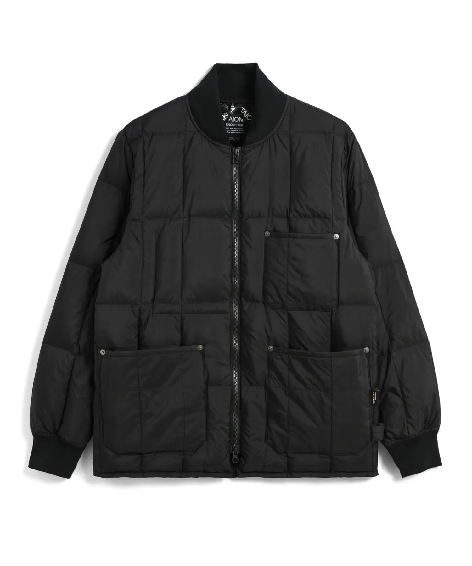 Taion Work Rib-Neck Double-Zip Down Jacket CORDURA – kyo journal
