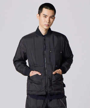 Taion Work Rib-Neck Double-Zip Down Jacket CORDURA