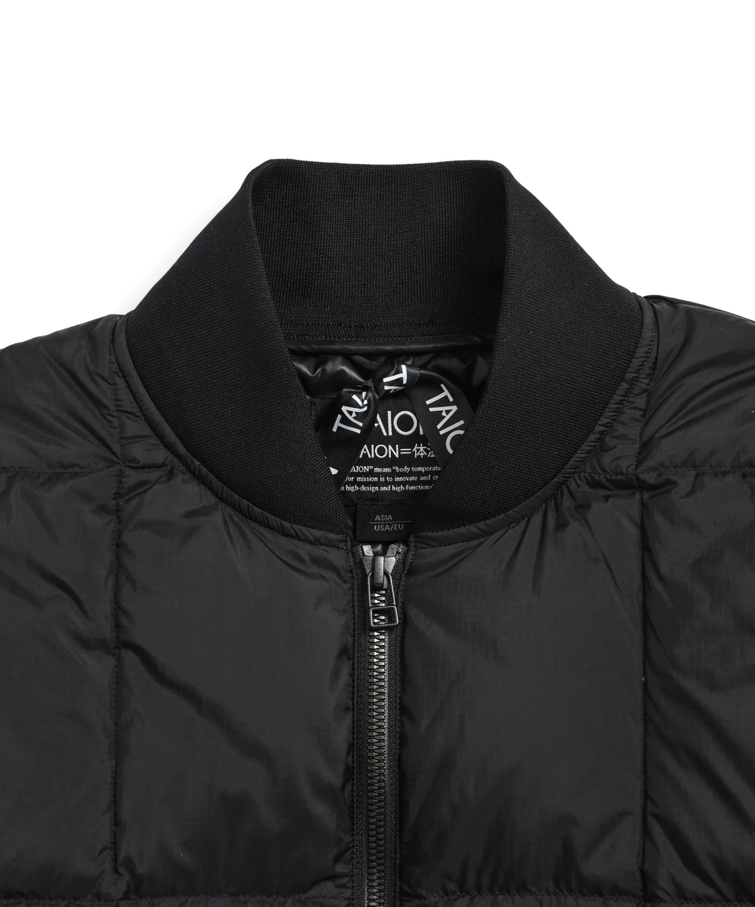 Taion Work Rib-Neck Double-Zip Down Jacket CORDURA