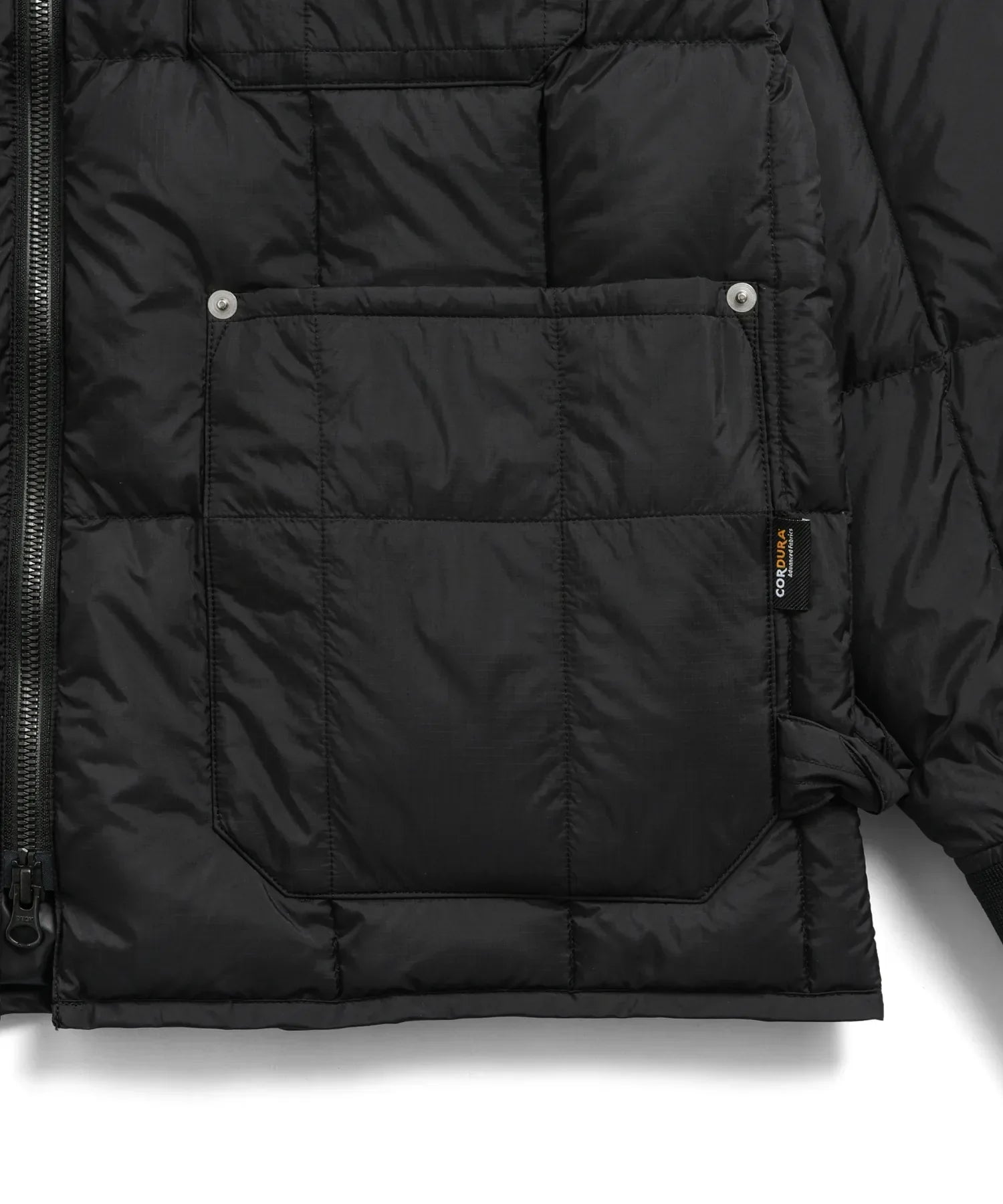 Taion Work Rib-Neck Double-Zip Down Jacket CORDURA
