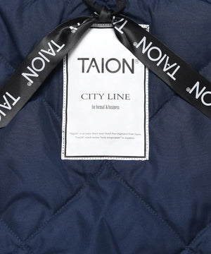 TAION City Piping Collar Long Down Coat