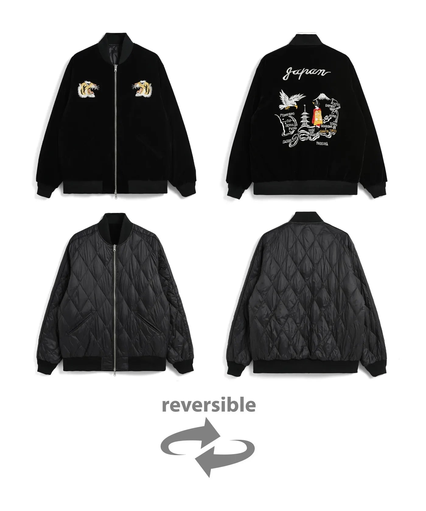 TAION Unisex JPSP Reversible "Skajan" Down Jacket