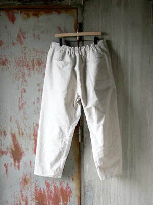 TOKIARI 'JAN' THREE-TUCK CIRCULAR CROTCH WIDE PANTS
