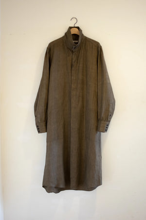 TOKIARI 'PHANTOM' HIGH-NECK GATHERD SHIRT COAT