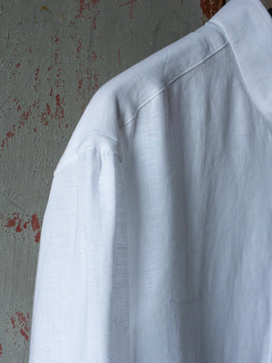 TOKIARI 'TOBARI' DOUBLE BUTTON COLLAR GATHERED SHIRT
