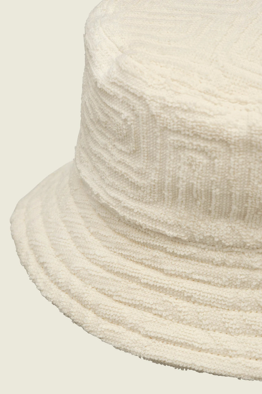 OAS COMPANY Cream Golconda Bucket Hat