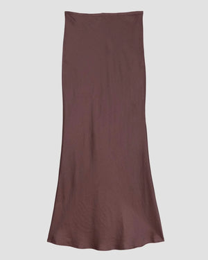 Dydine Fitted Skirt (Dark brown)