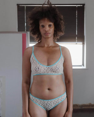 Baserange Musial bra - Organic Cotton Lace