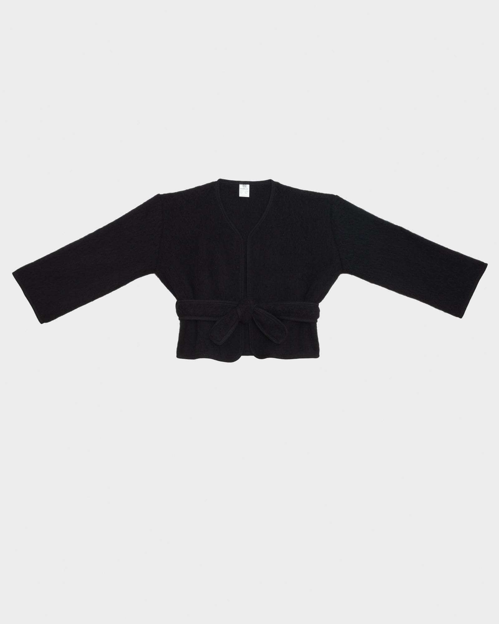 Baserange Capas Jacket Black - Brushed Wool