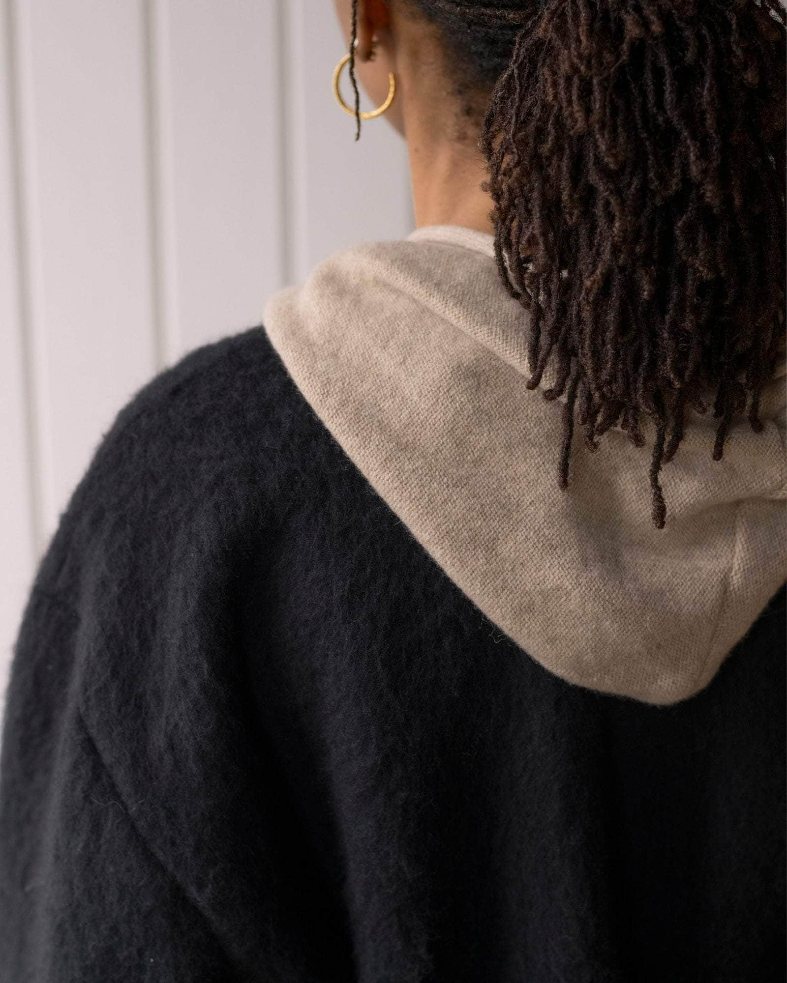 Baserange Capas Jacket Black - Brushed Wool