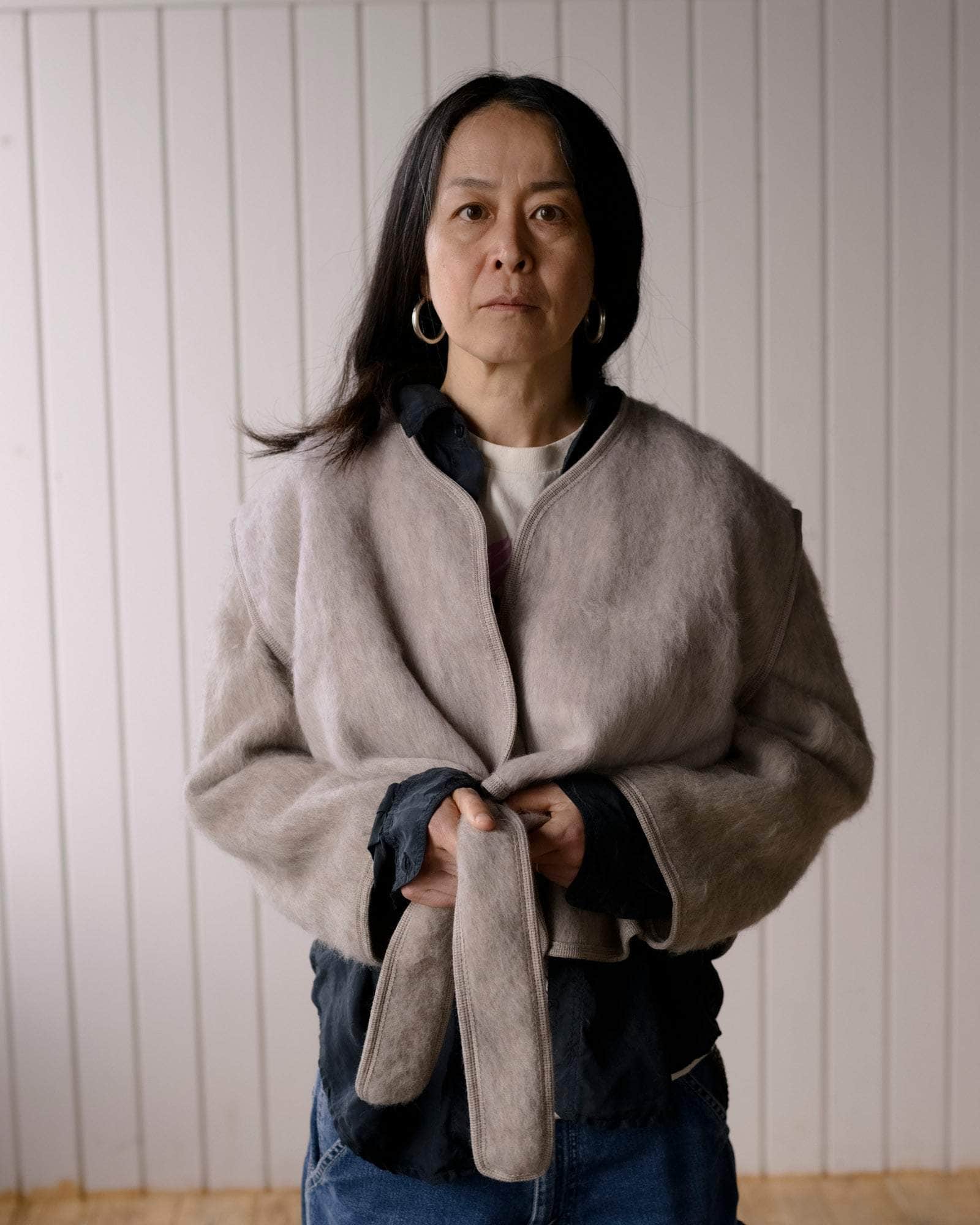 Baserange Capas Vest Sahara - Brushed Wool