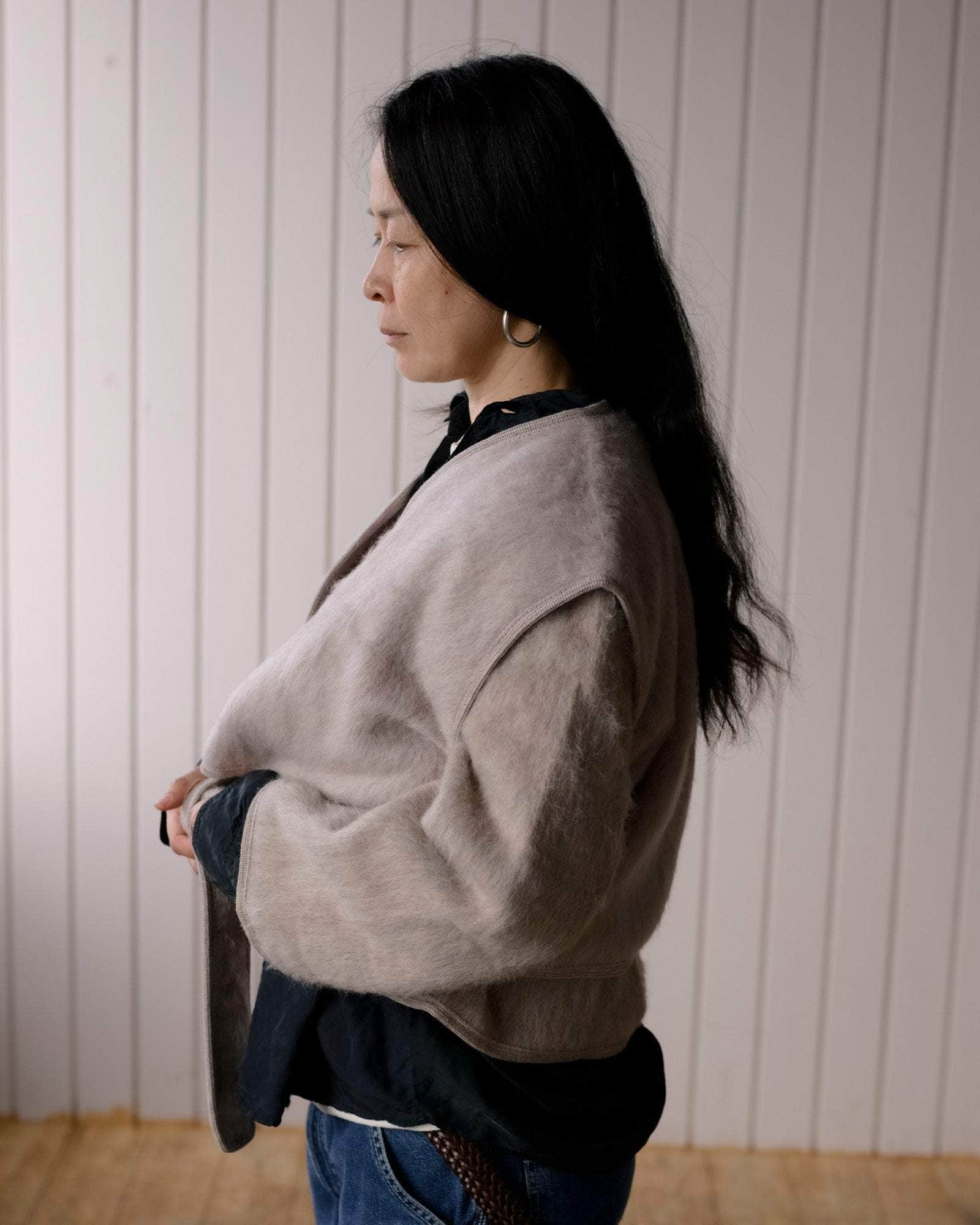 Baserange Capas Vest Sahara - Brushed Wool