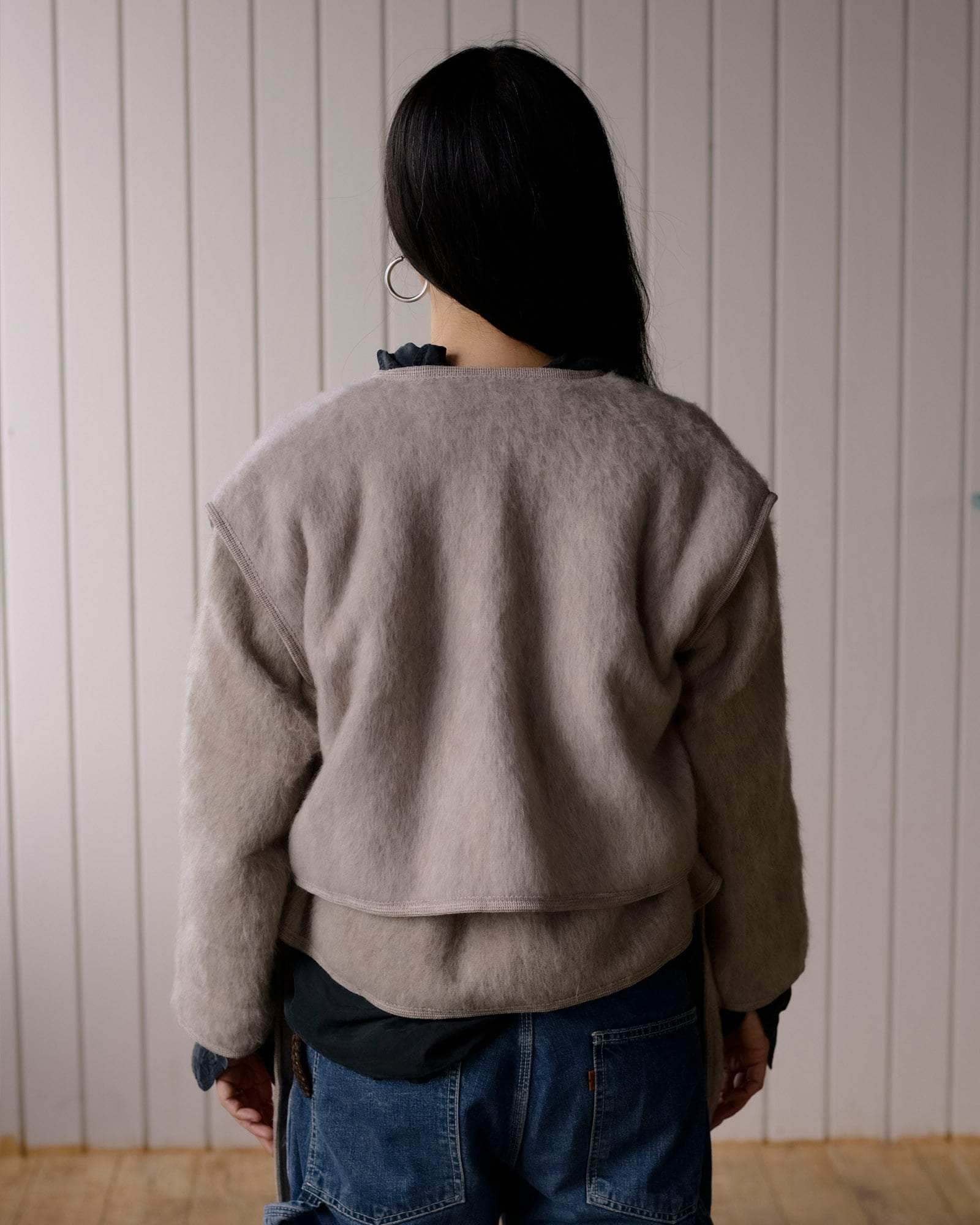 Baserange Capas Vest Sahara - Brushed Wool