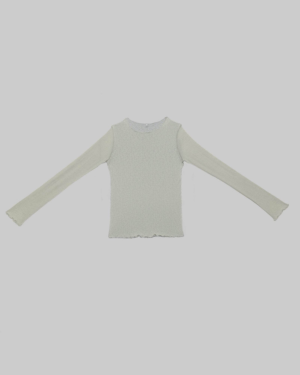 Baserange Kenru Long Sleve Tee - Fine Wool Rib