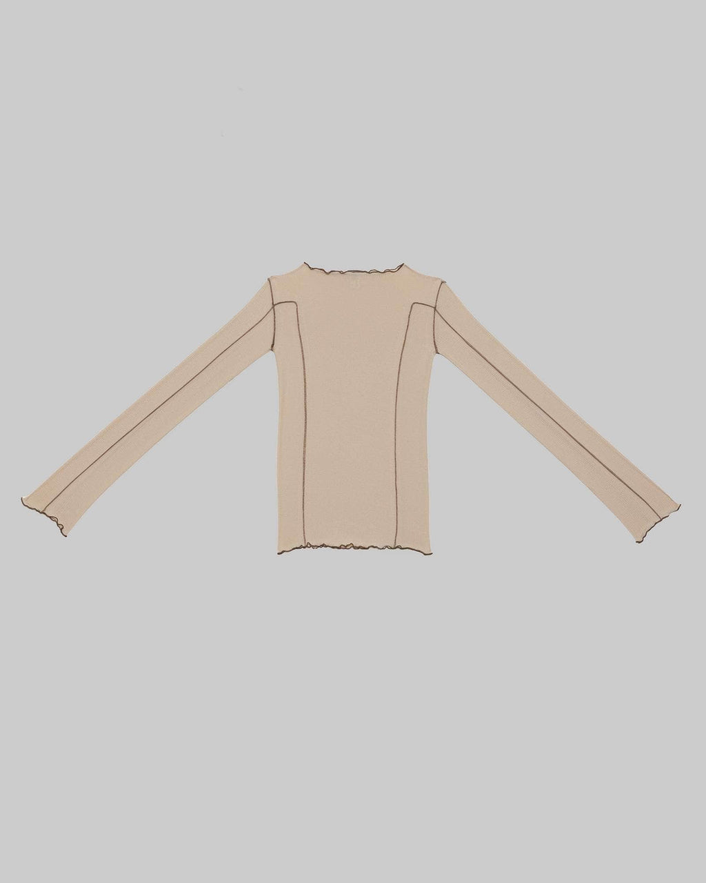 Baserange Omato Long Sleeve Tee tin beige