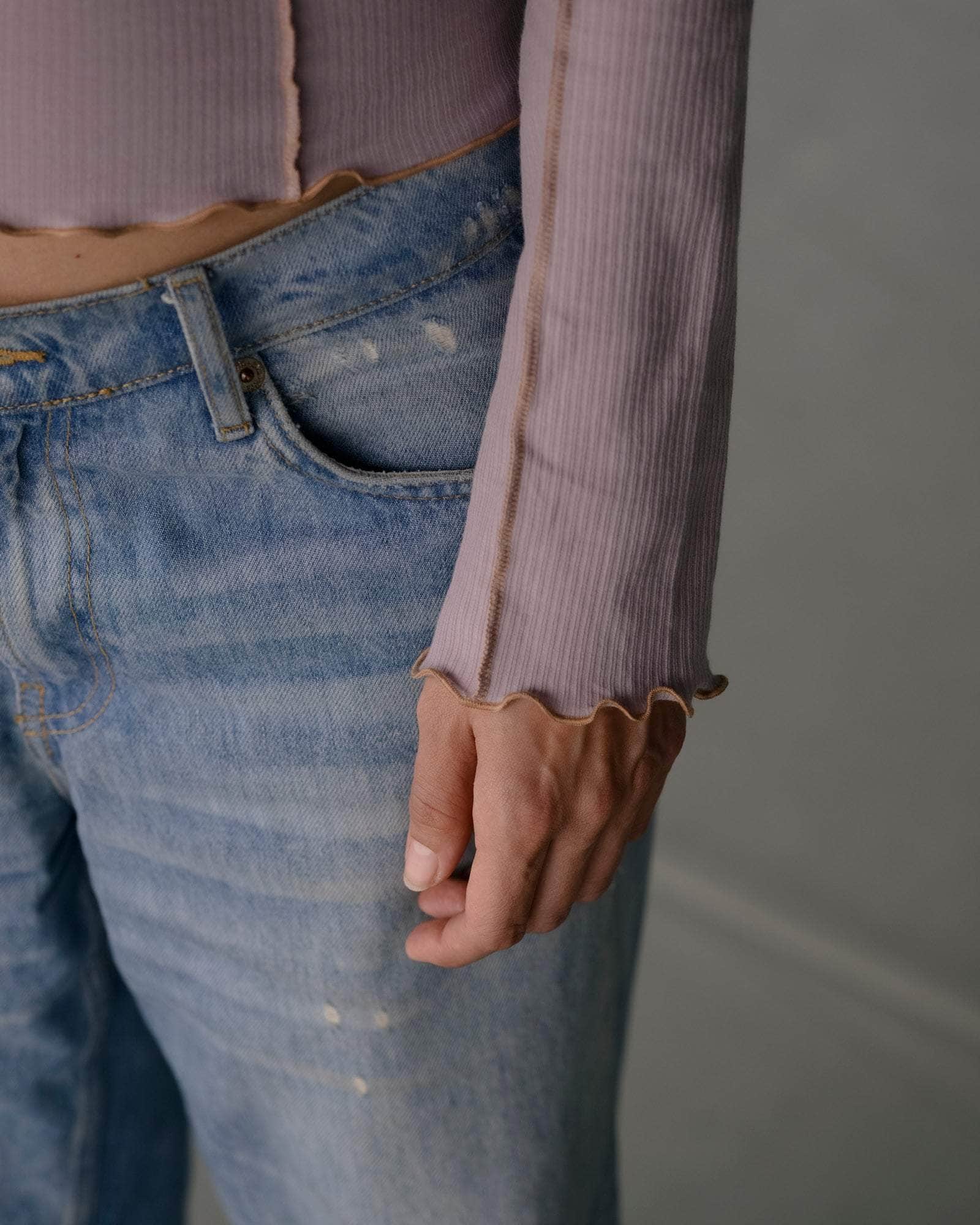 Baserange Omato Long Sleeve Tee VERBE PURPLE (AURAL)