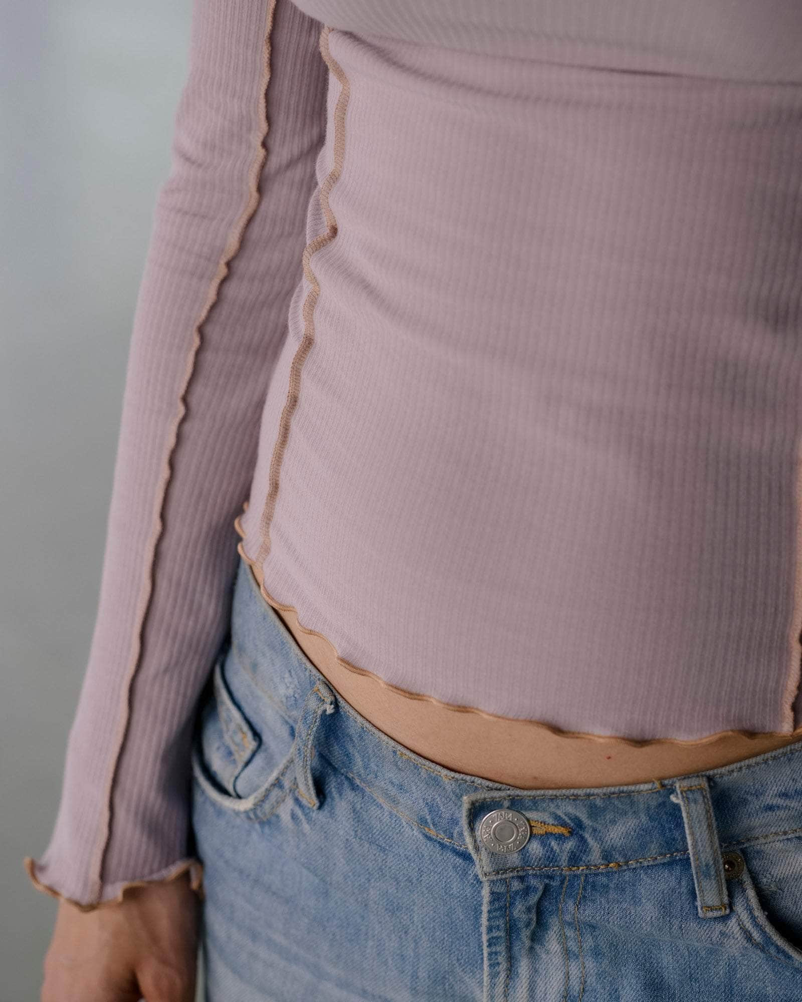 Baserange Omato Long Sleeve Tee VERBE PURPLE (AURAL)