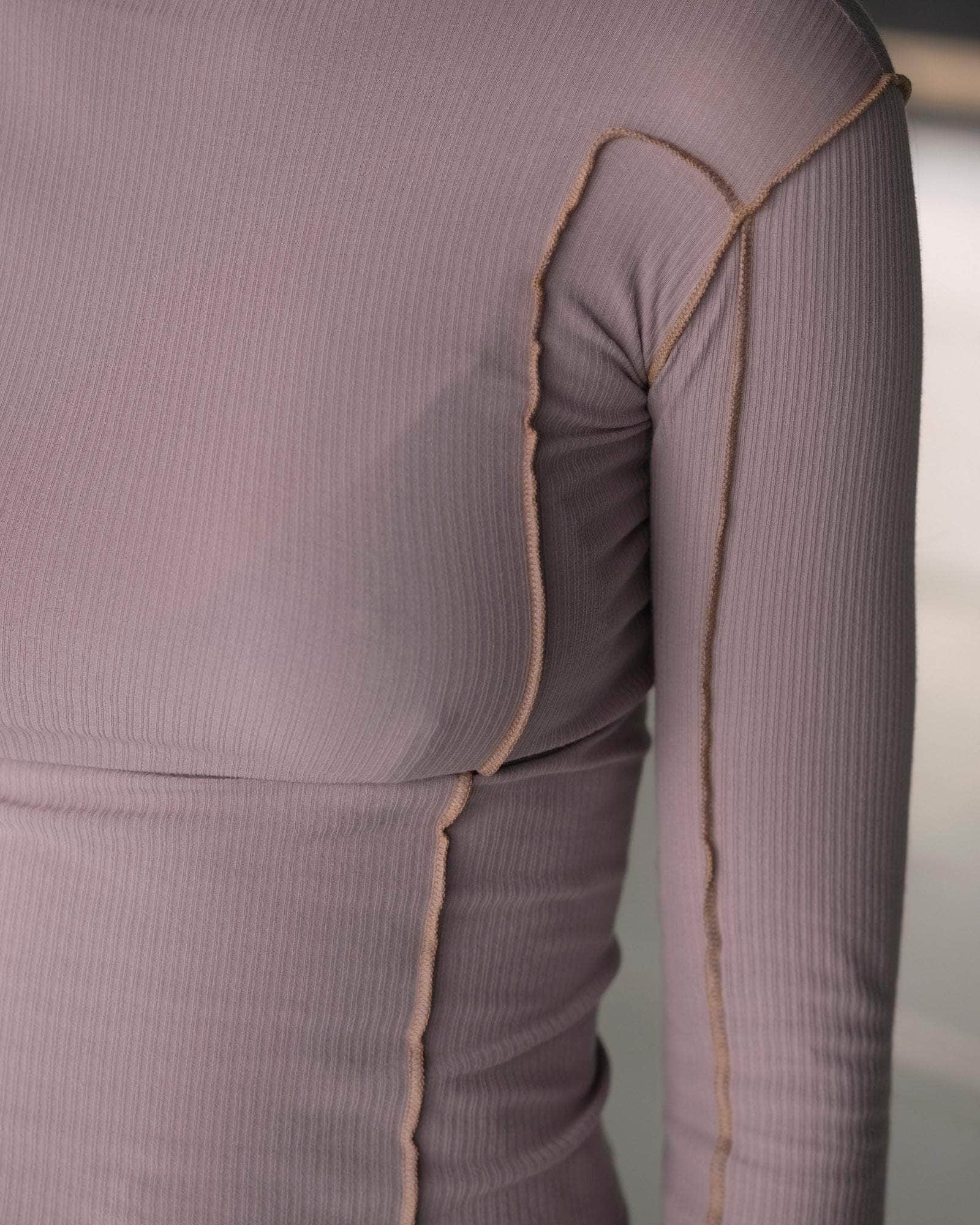 Baserange Omato Long Sleeve Tee VERBE PURPLE (AURAL)