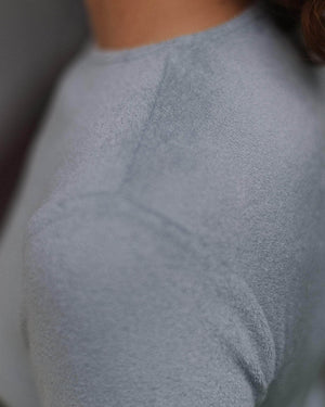 Baserange Omo Long Sleeve Tee - Ecovero Velour
