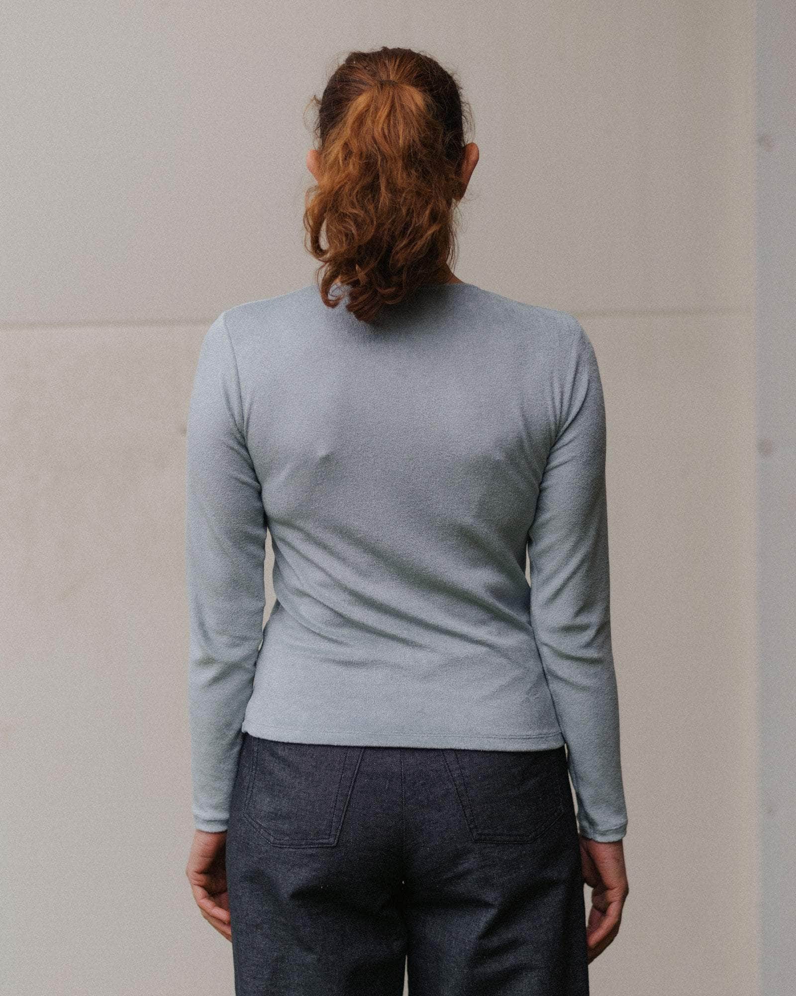 Baserange Omo Long Sleeve Tee - Ecovero Velour