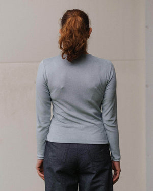 Baserange Omo Long Sleeve Tee - Ecovero Velour