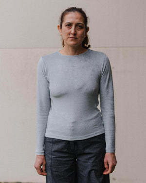 Baserange Omo Long Sleeve Tee - Ecovero Velour
