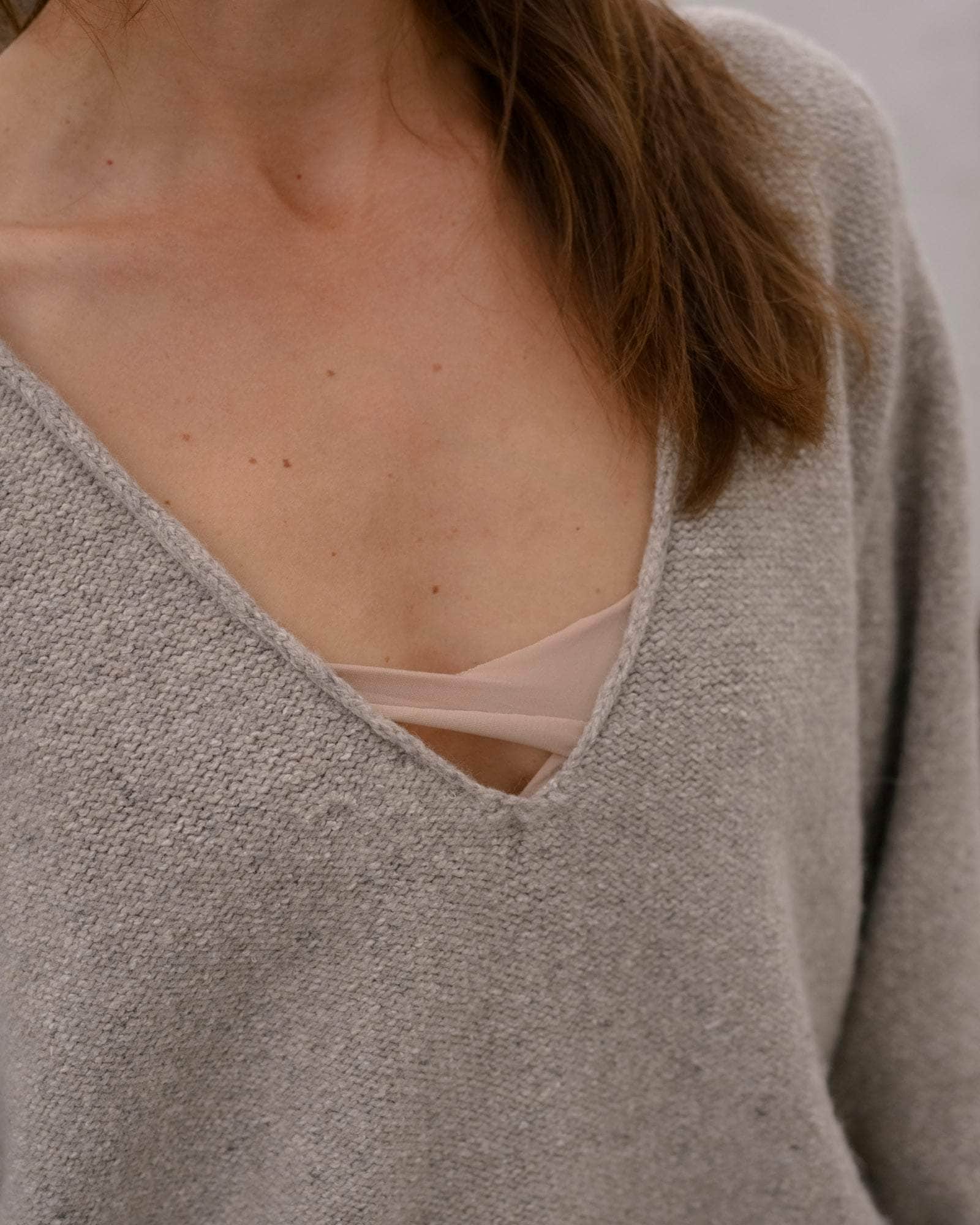 Baserange Soar V Neck - Recycled Wool