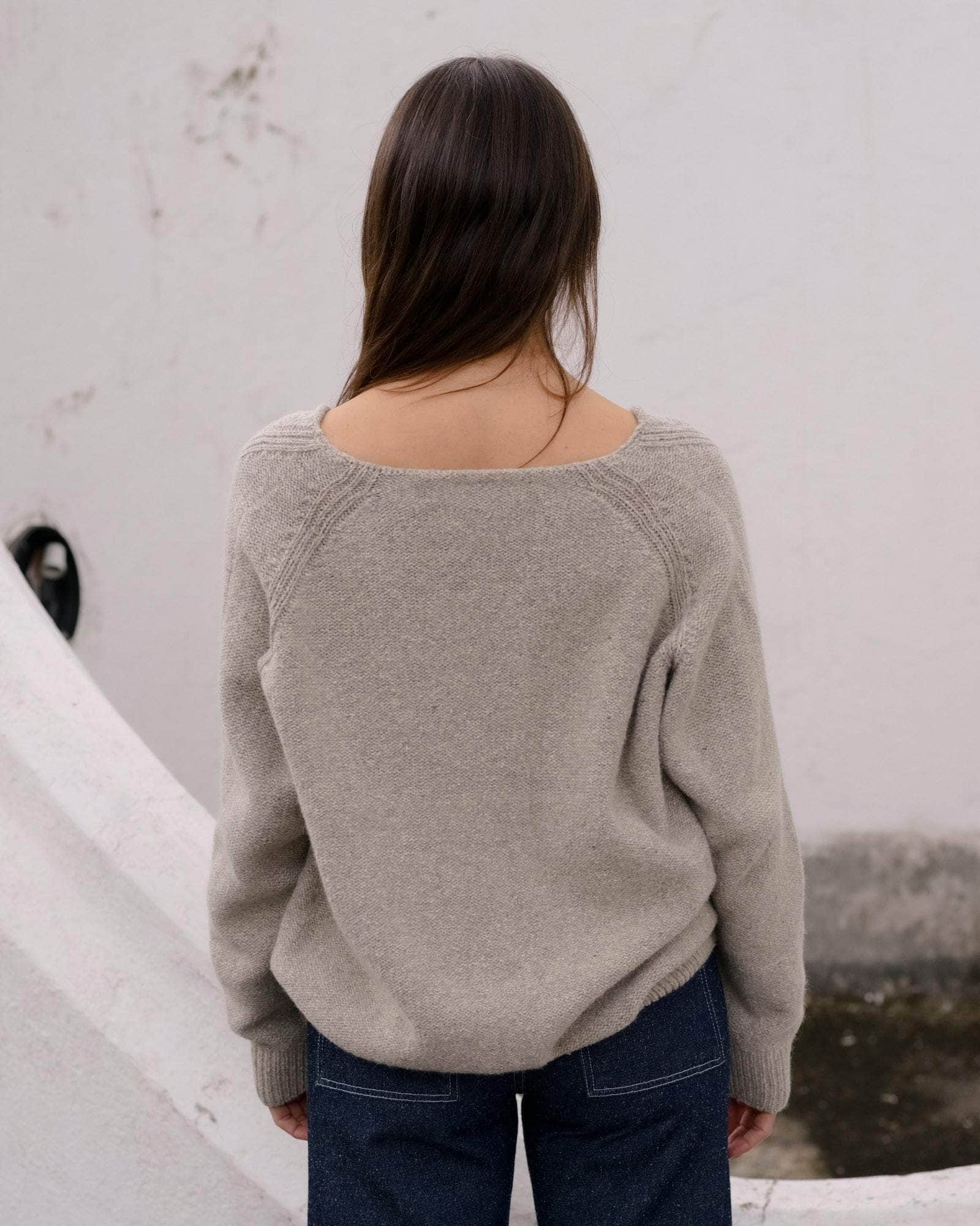 Baserange Soar V Neck - Recycled Wool