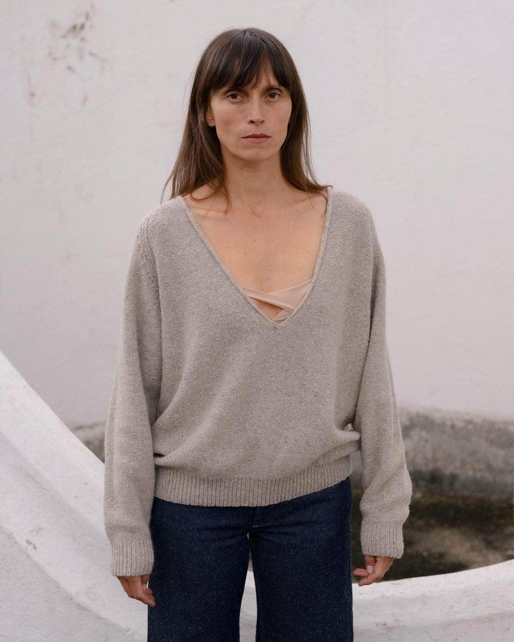 Baserange Soar V Neck - Recycled Wool