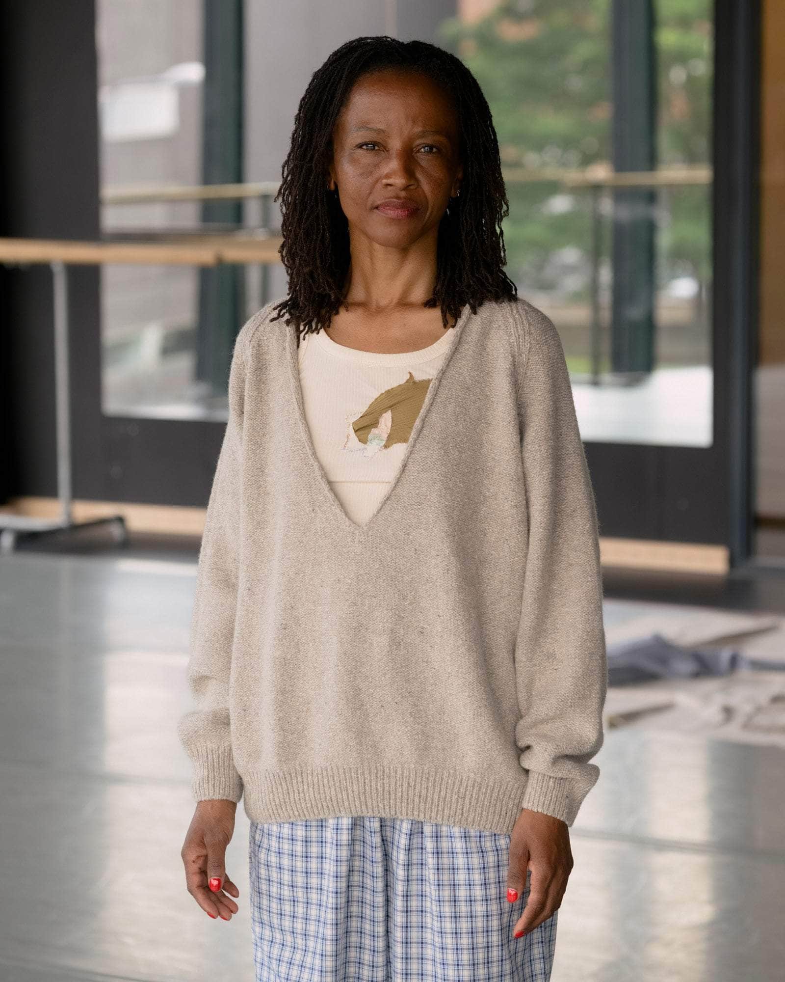 Baserange Soar V Neck - Recycled Wool