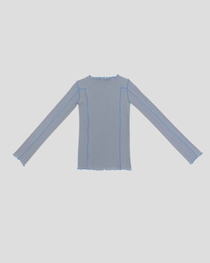 Baserange Omato long sleeve tee Bow Blue