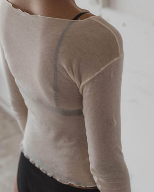 Baserange Tabbys Star Long Sleeve Tee - Organic Cotton Gauze