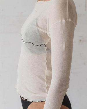 Baserange Tabbys Star Long Sleeve Tee - Organic Cotton Gauze