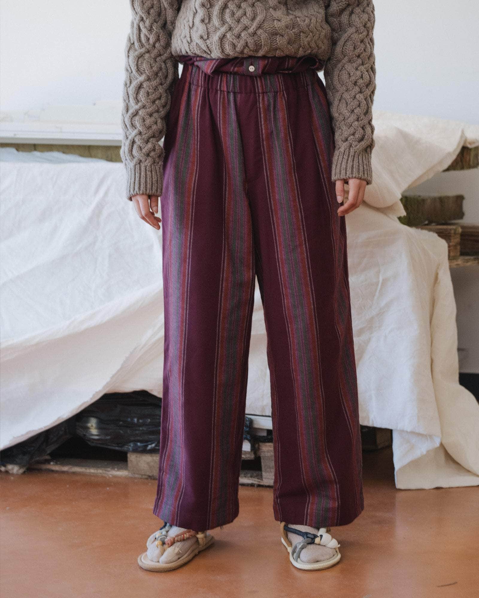Baserange Claude Pants - Flannel