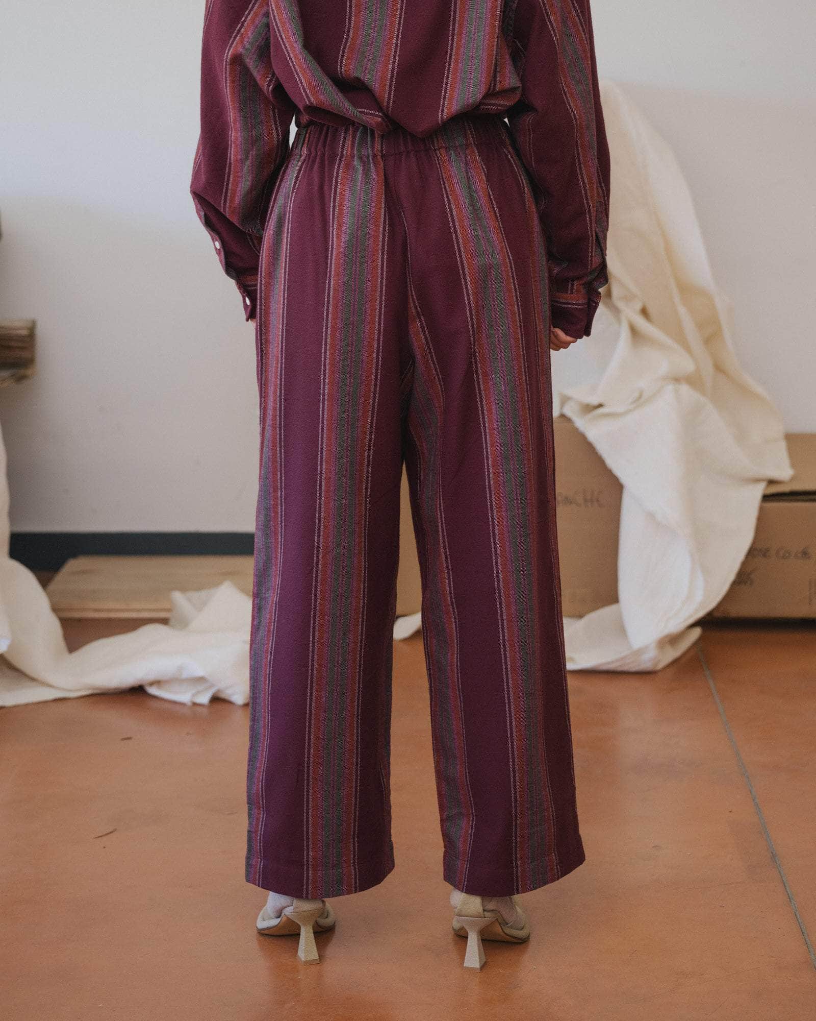 Baserange Claude Pants - Flannel