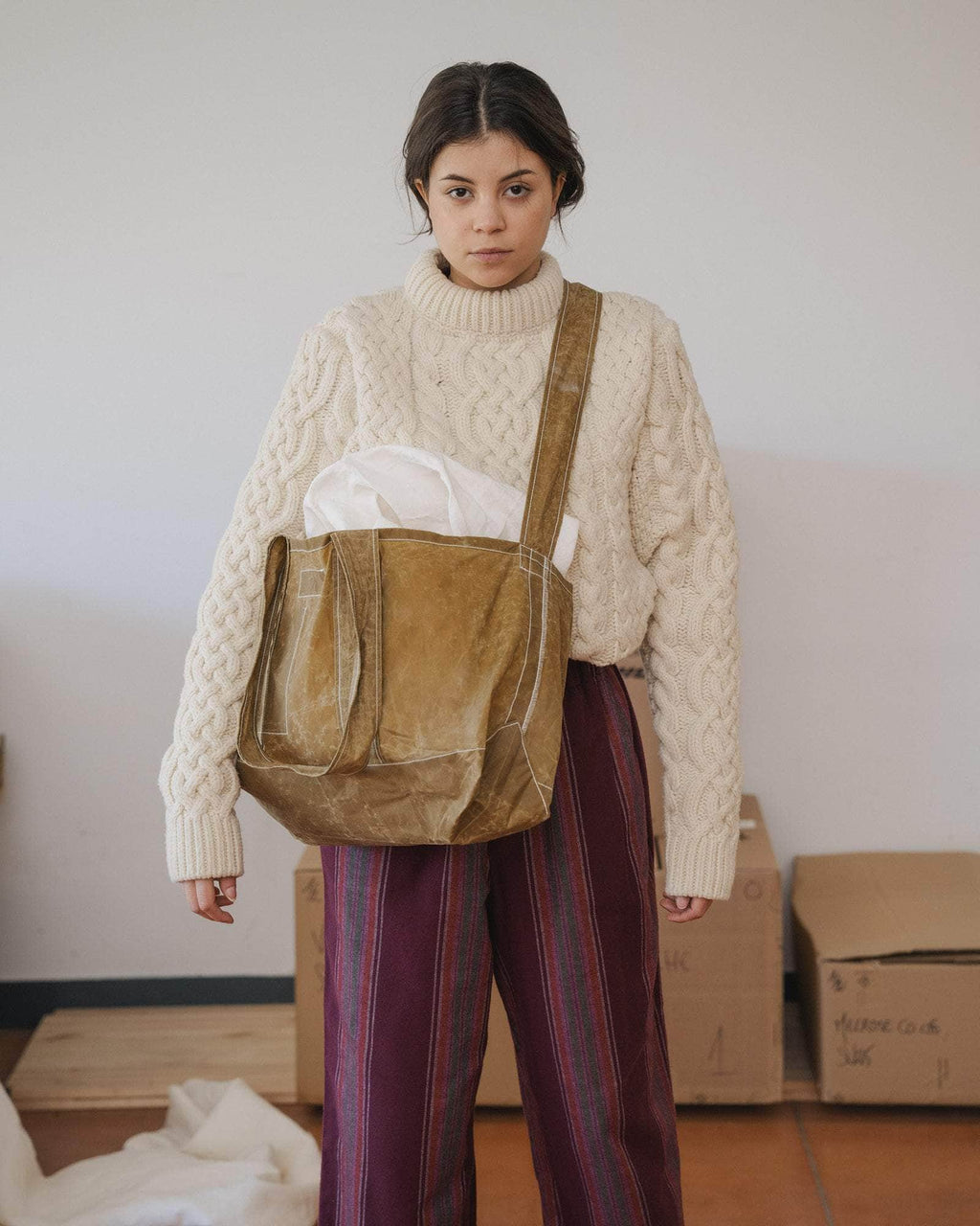 Baserange Claude Pants - Flannel