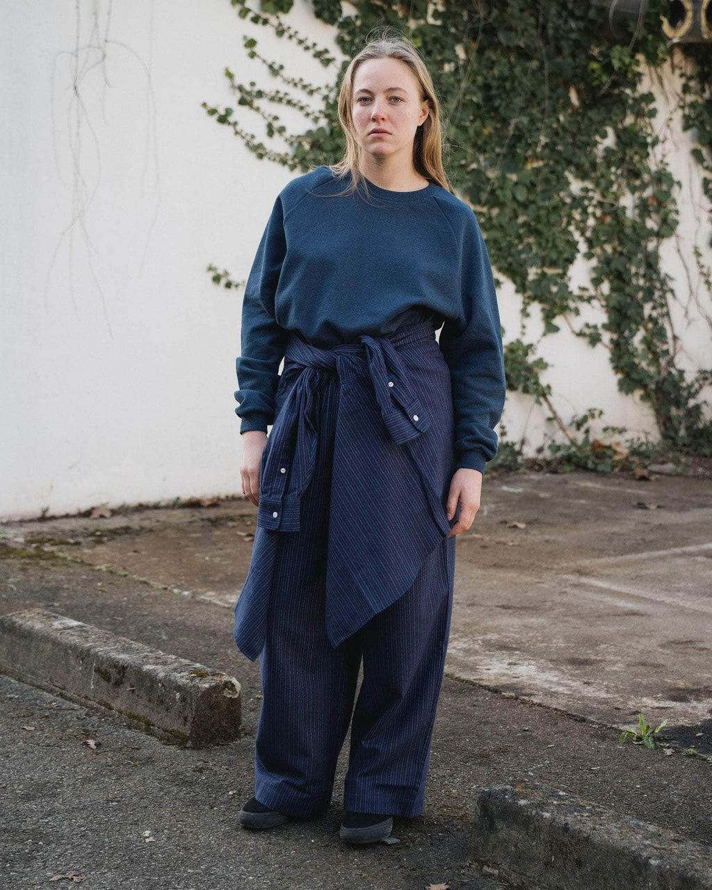 Baserange Claude Pants - Flannel