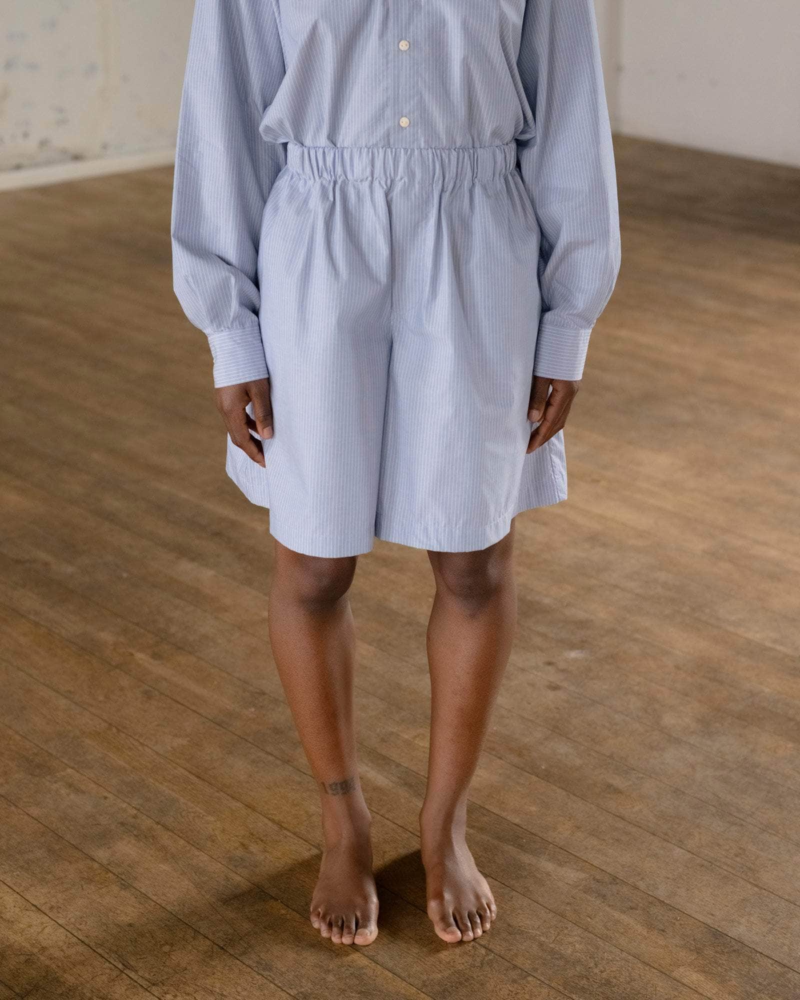 Baserange Claude Shorts - Organic Cotton Poplin