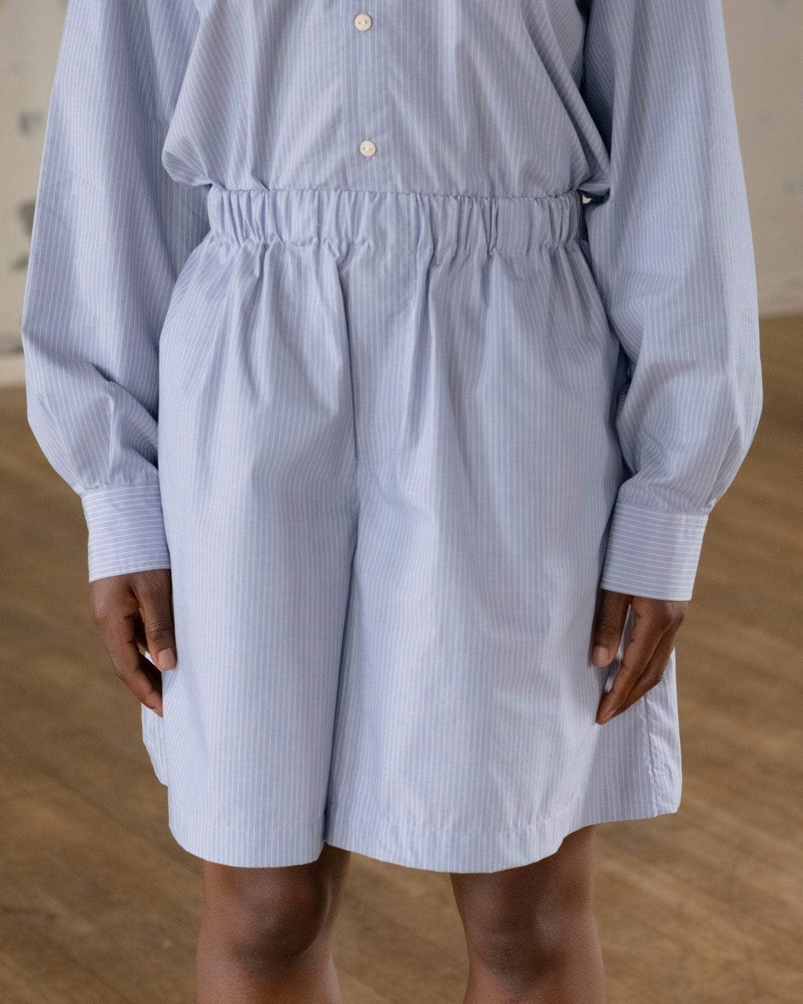 Baserange Claude Shorts - Organic Cotton Poplin