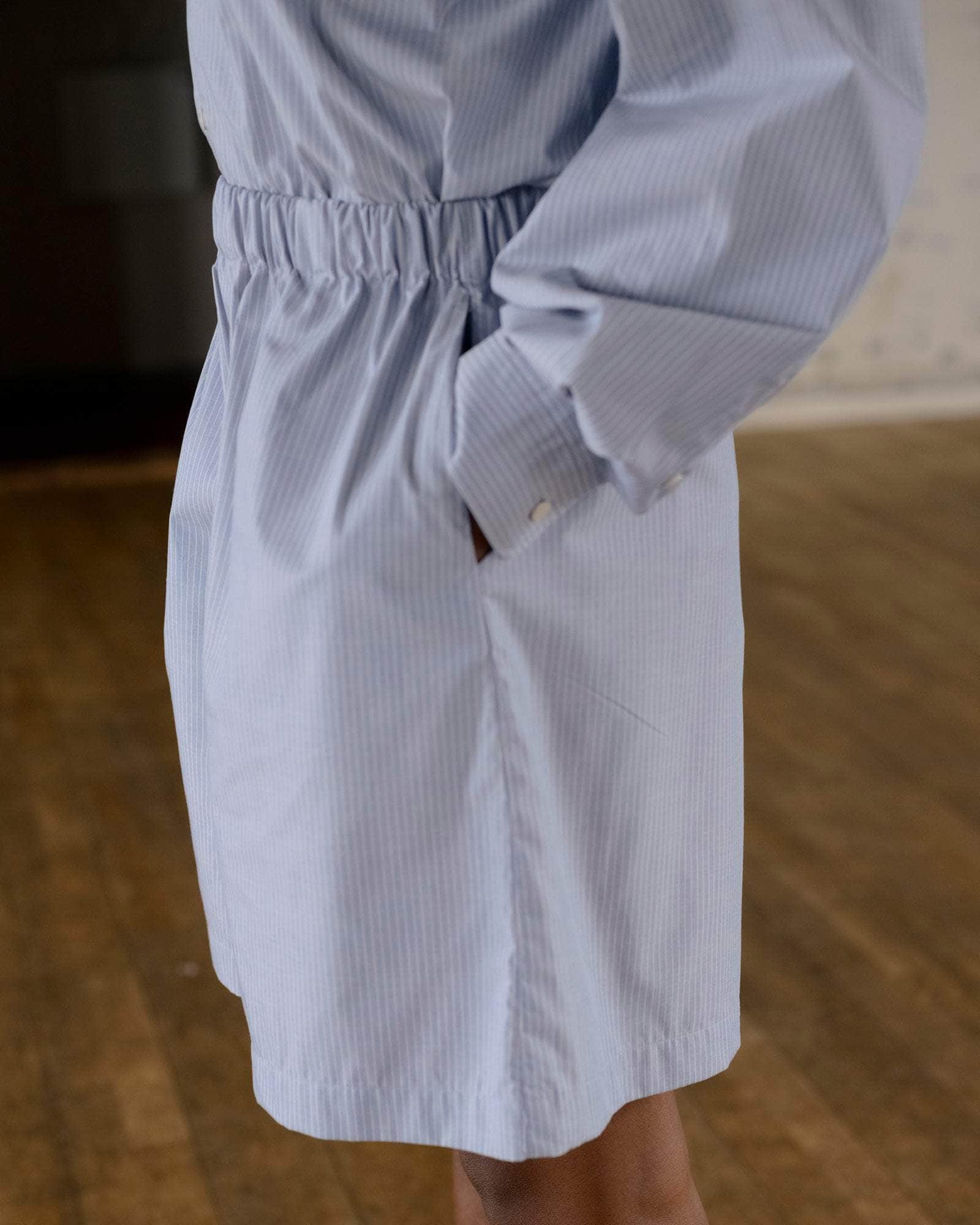 Baserange Claude Shorts - Organic Cotton Poplin