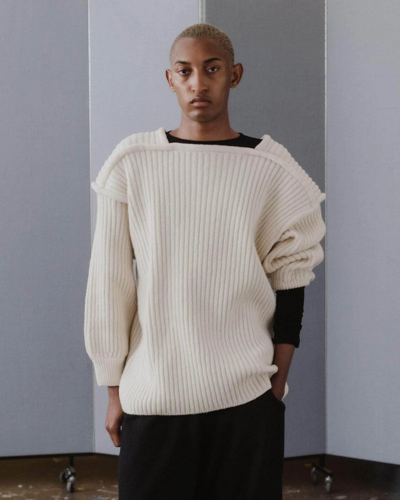 Baserange Construct sweater - Arles Merino Wool Regular