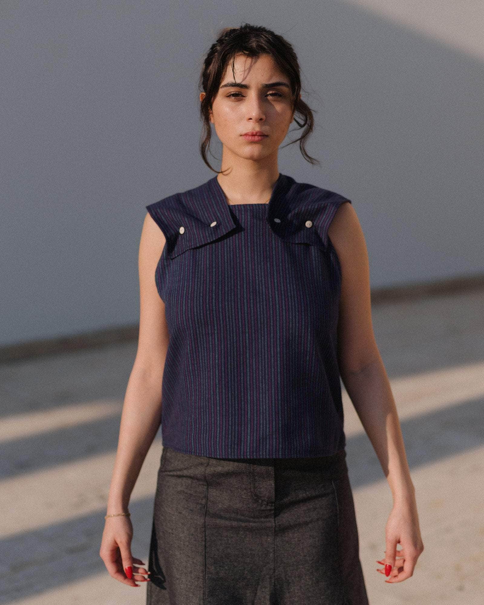 Baserage Manhattan Top - Flannel