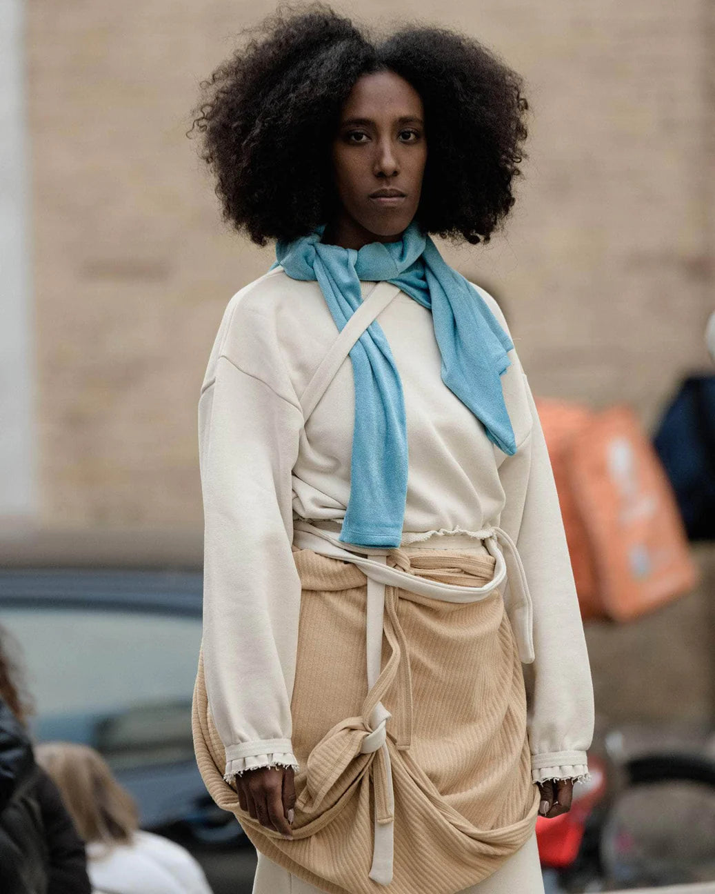 Baserange Omo Long Sleeve in Civi Blue